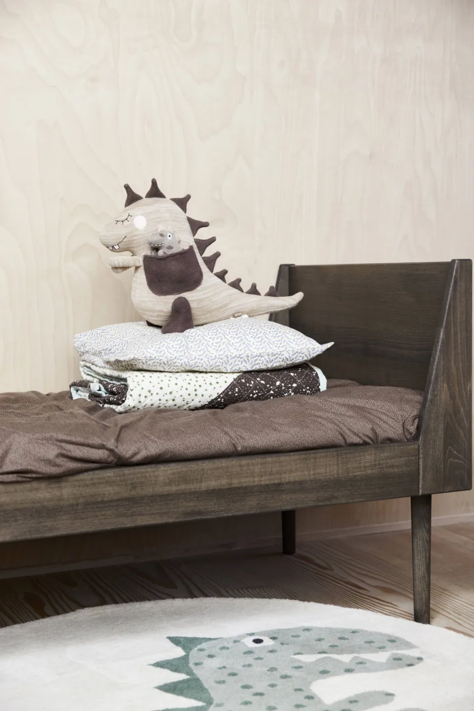 OYOY Mini Dino kindervloerkleed groen, foto 3