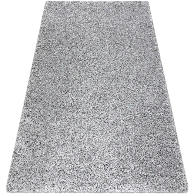 RUGSX Kleden Rugsx Tapijt SUPREME 51201140 shaggy 5cm zilver 60x115 cm Grijs
