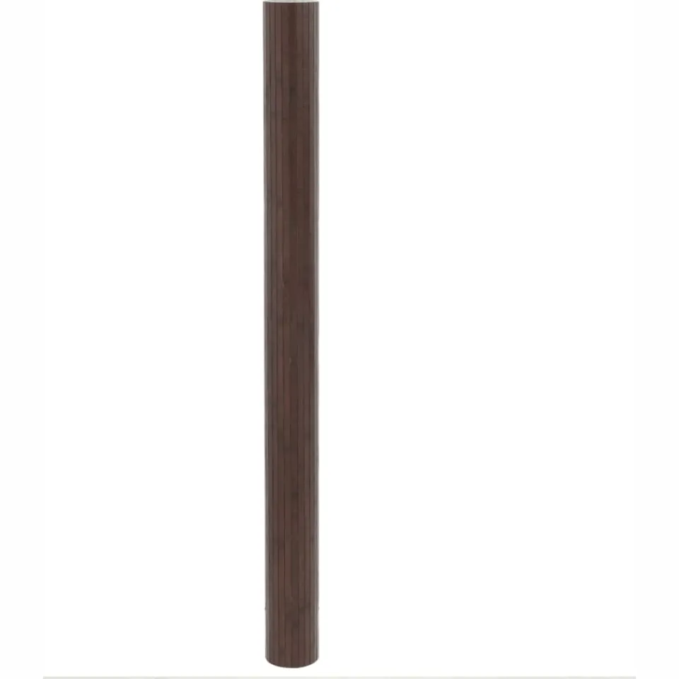 vidaXL Vloerkleed rechthoekig 80x400 cm bamboe donkerbruin bruin, foto 3