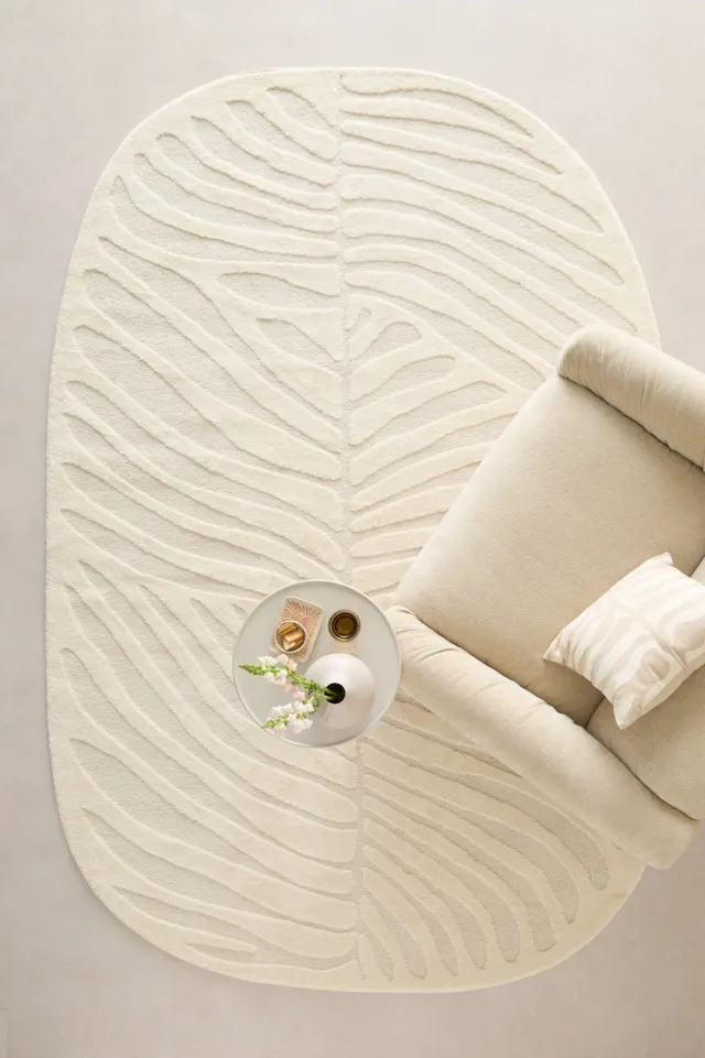 NOUS Living vloerkleed Tazuna crème