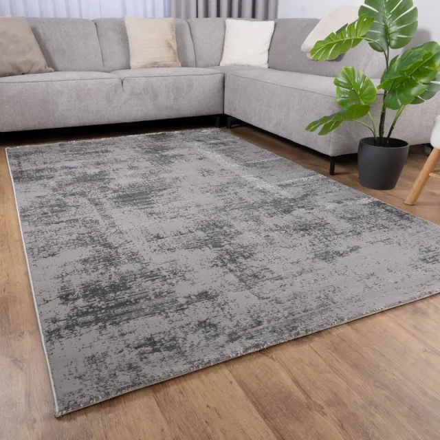 Koho Carpets Grijs Tapijt Laagpolig Vloerkleed Koho Marble Lux - 240x330cm- Modern - Woonkamer - Salon - Slaapkamer - Eetkamer