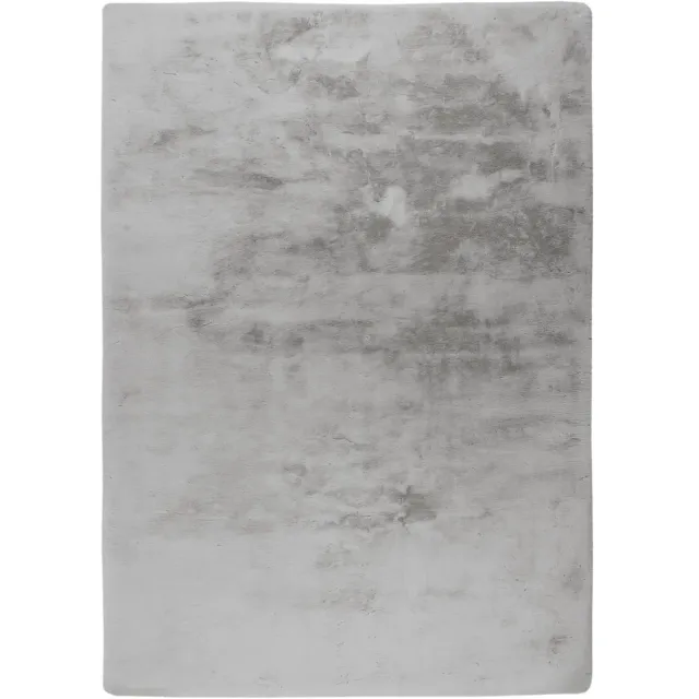 Dutch XXL Fluffy Vloerkleed | Tapijt | Dolce | Uni | Zilver | 160x230 cm