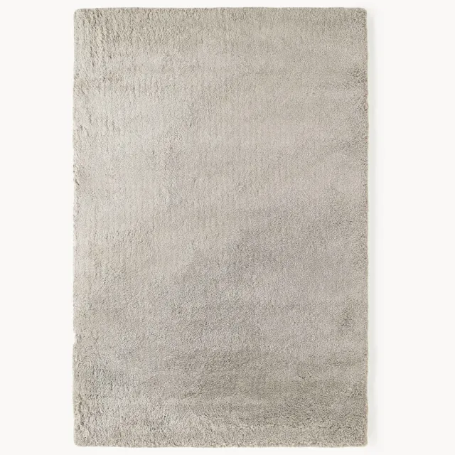 Westwing Collection Hoogpolig extra zacht vloerkleed Leighton Grijs