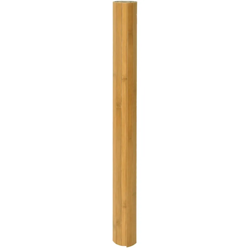 vidaXL Vloerkleed rechthoekig 60x500 cm bamboe naturel Bruin