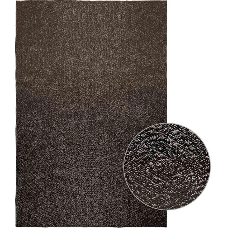 vidaXL Vloerkleed ZIZUR binnen en buiten 160x230cm jute look antraciet, foto 3