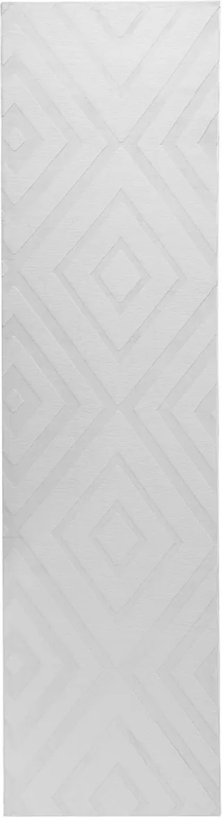 Beliani BORAH - Vloerkleed - Lichtgrijs - Polyester, foto 2
