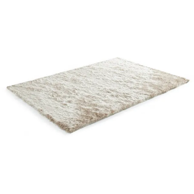 Vente-unique Ultrazacht hoogpolig shaggy vloerkleed - 160 x 230 cm - Beige - DOLCE
