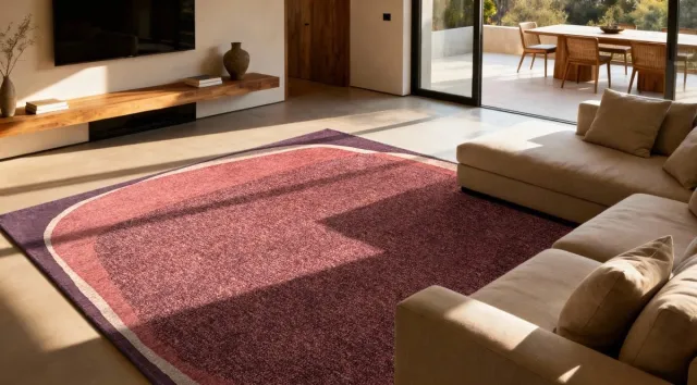 Louis de Poortere Wasbaar Binnen & Buiten Vloerkleed - 240 x 340 cm - Louis De Poortere Marble Rosewood - Laagpolig Tapijt - Gerecycled PET - Made in Belgium - Circulair Roze