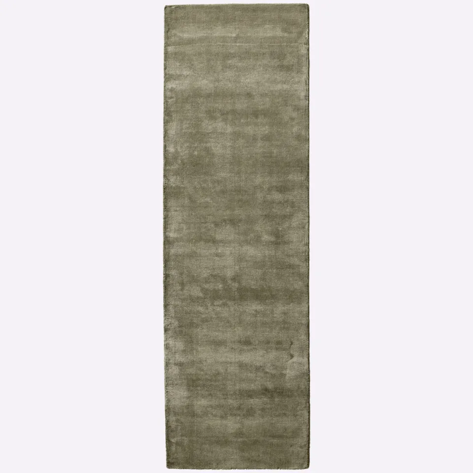 Viscose vloerkleed olijf, foto 2