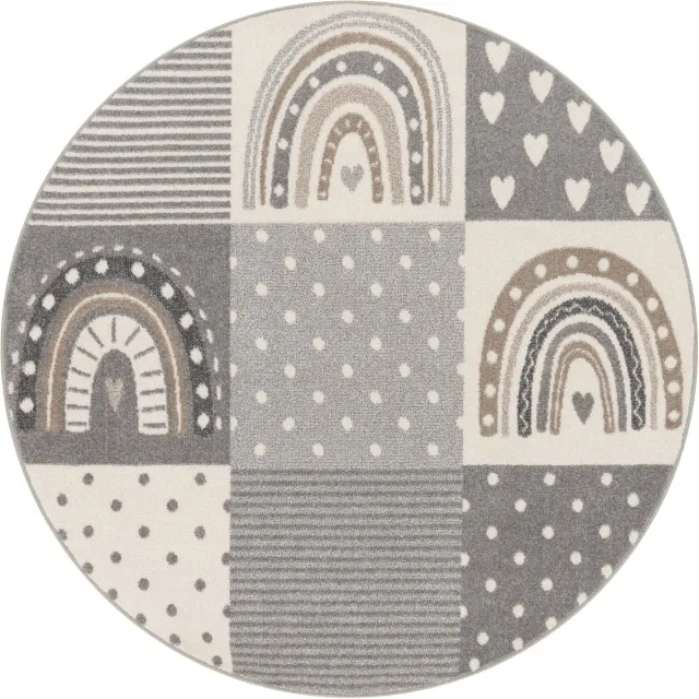 flycarpets Kinderkamer Vloerkleed - Ninaro - Grijs