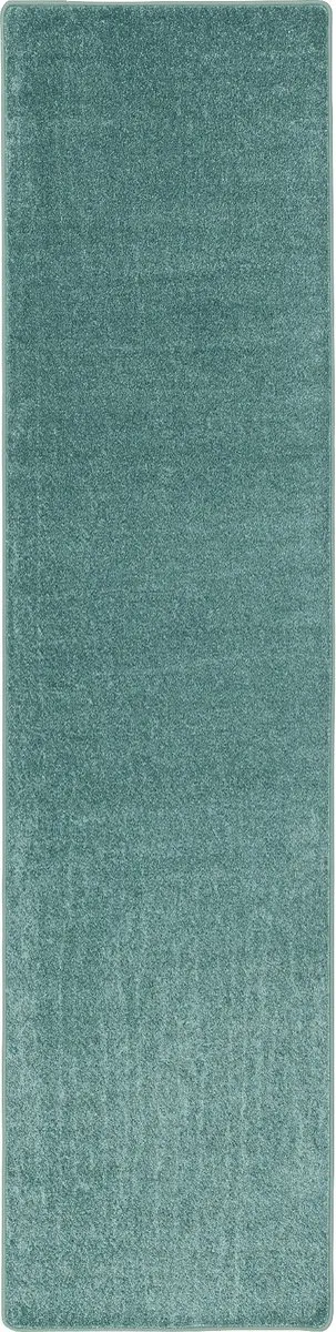 Snapstyle Vloerkleed Luna Hoogpolig Velours Loper Groen
