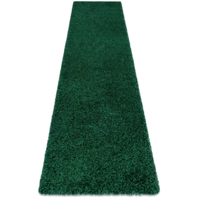 RUGSX Kleden Rugsx Tapijt, Vloerbekleding SOFFI shaggy 5cm donkergroe 80x300 cm Groen