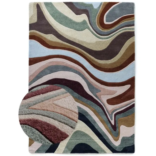 Nordic Weavers Modern vloerkleed - Skulptur Flow multi 300x400