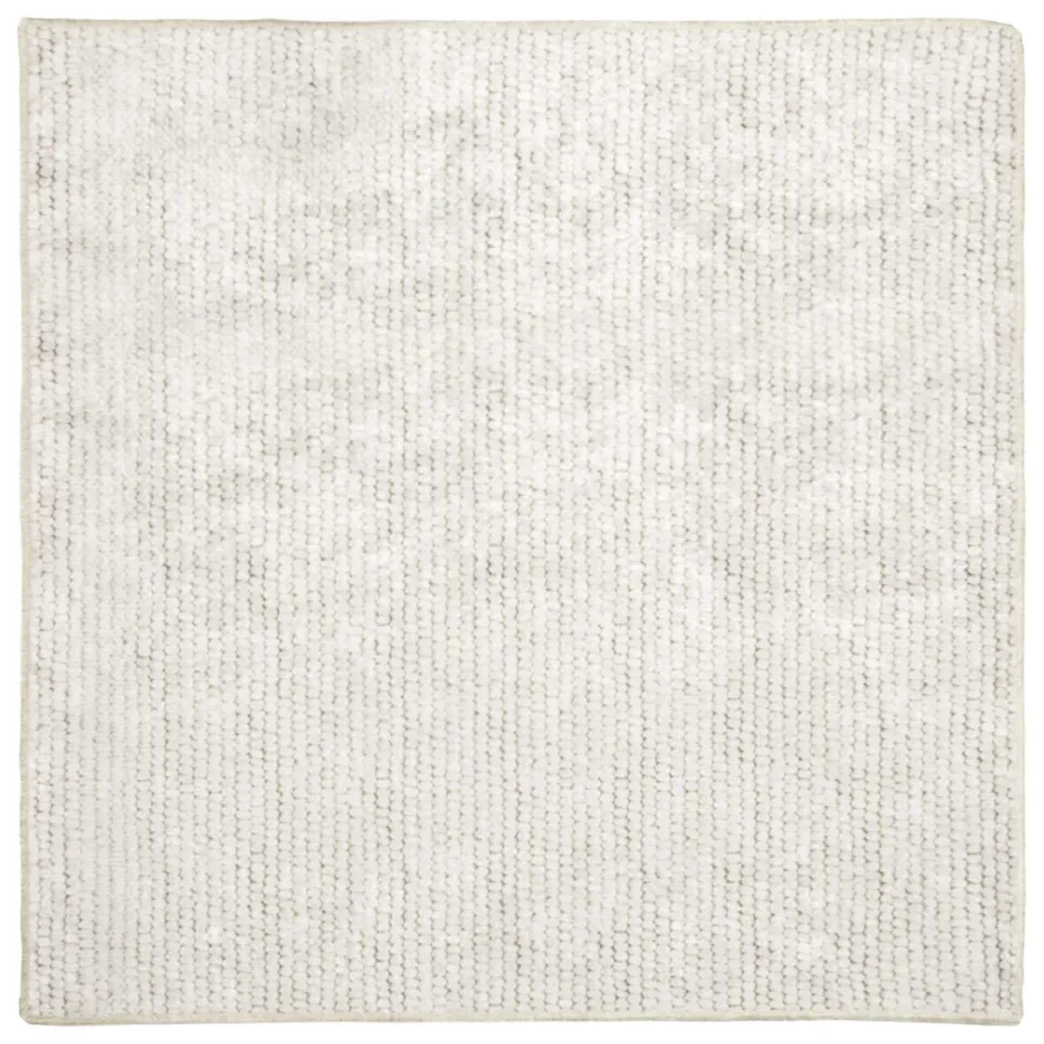 vidaXL Vloerkleed Crèmekleurig 100 x 100 cm 100% Polyester 3 mm, foto 3