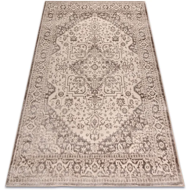 RUGSX Kleden Rugsx Tapijt AURA J2818 beige - Lijst, ornament 120x170 cm