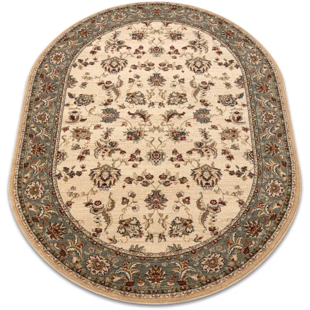 RUGSX Kleden Rugsx Tapijt POLONIA MADRAS bloemen jasmijn 2 Groen