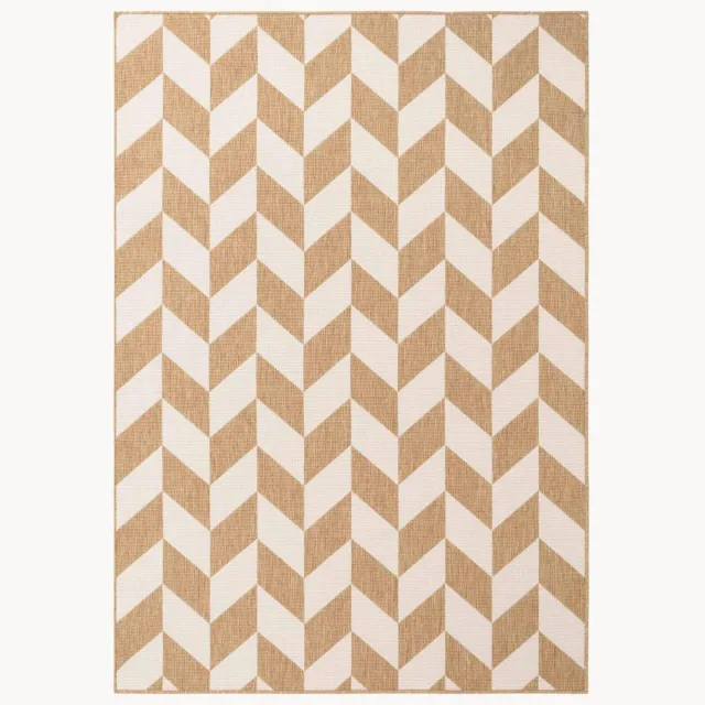 Ted Baker Laagpolig in- & outdoor vloerkleed Terrick Beige