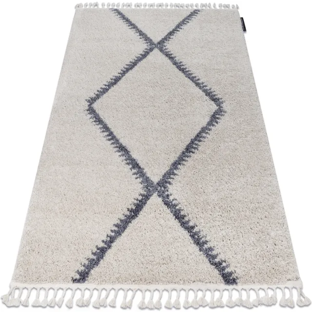 RUGSX Kleden Rugsx Tapijt BERBER MEKNES B5910 crème / grijskleuringr 200x290 cm Beige