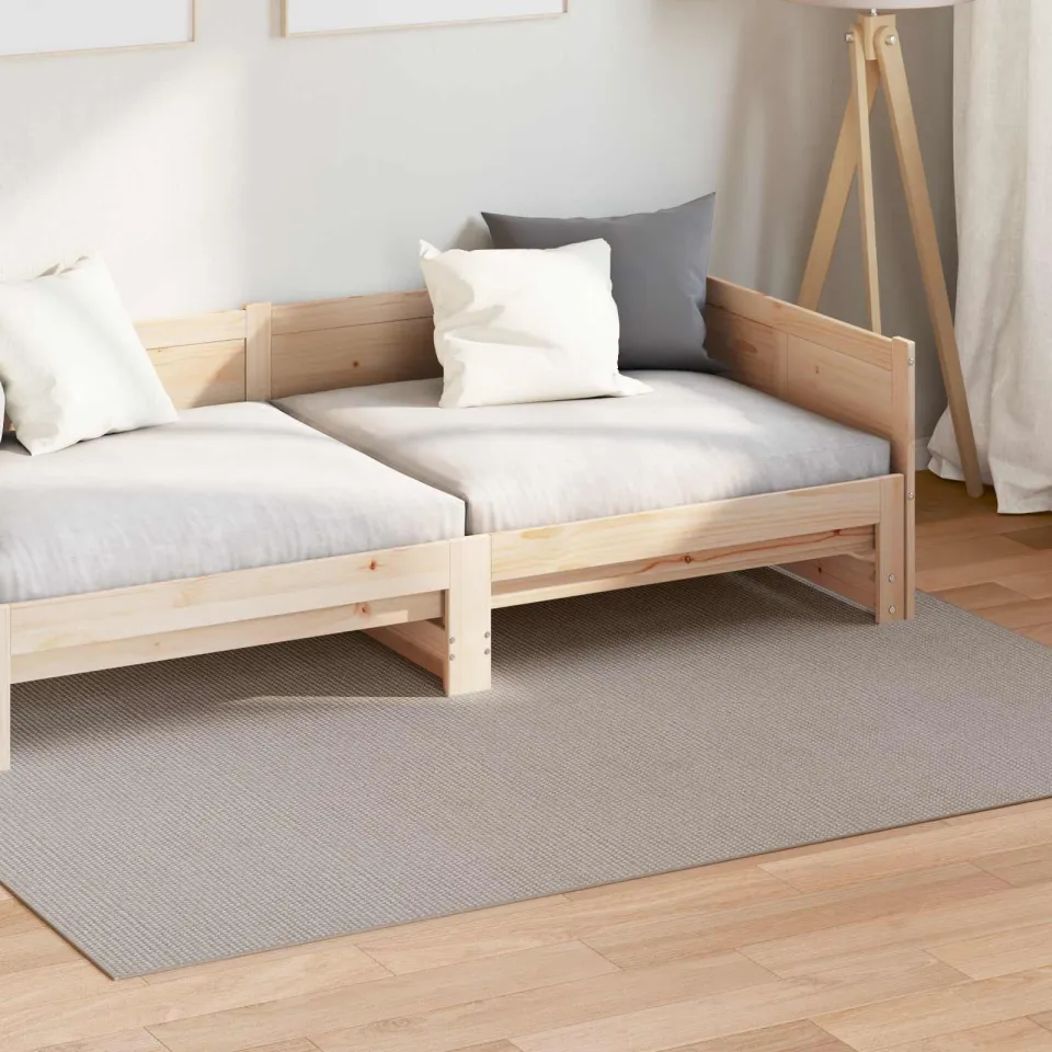 vidaXL Binnen kleed LUGO Crème-taupe 160 x 230 cm Polyester, foto 3