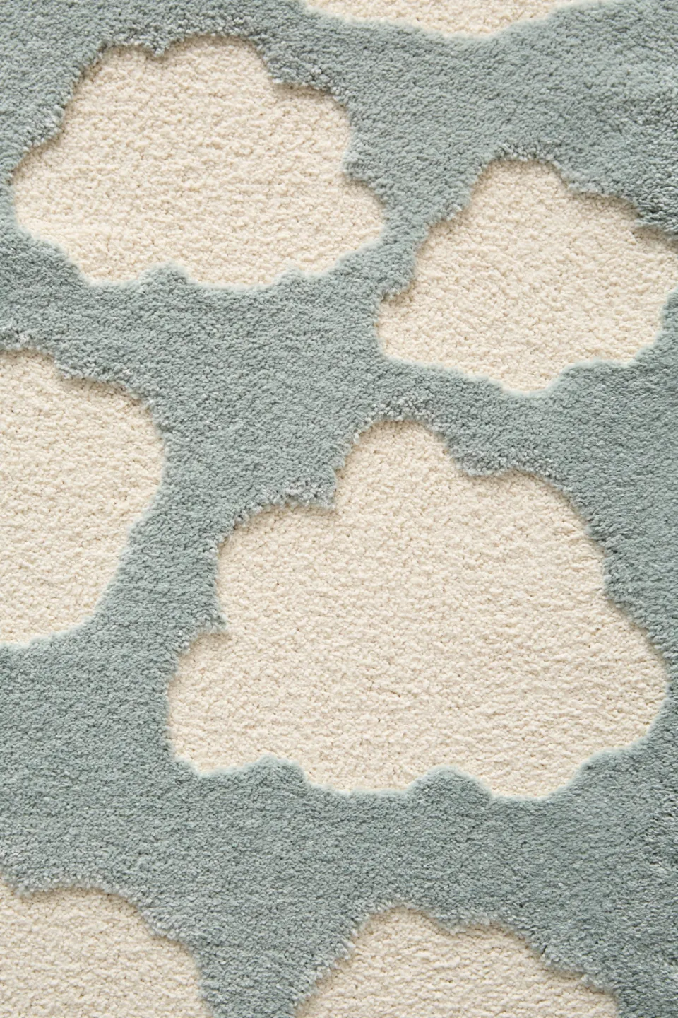 NOUS Kids kindervloerkleed blauw/off-white, foto 4