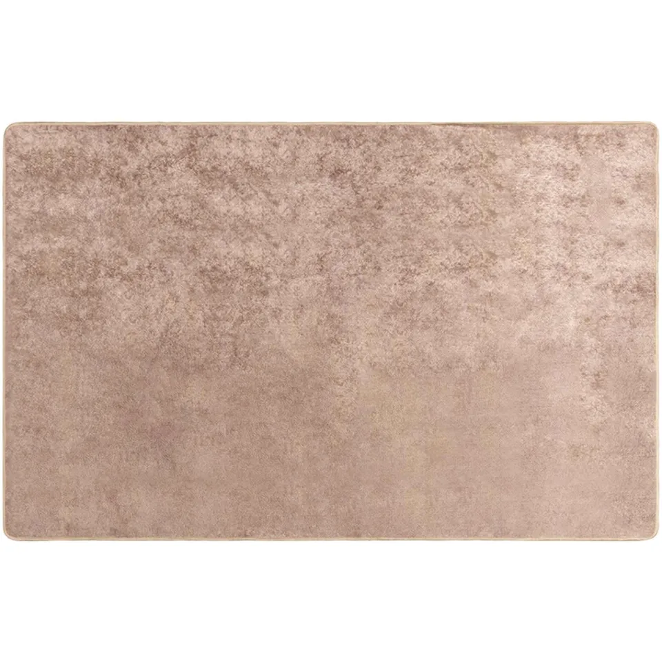 vidaXL Vloerkleedloper MARSA Zand 120 x 170 cm Polyester en PVC Geel