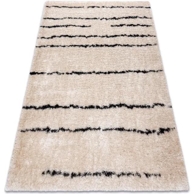 RUGSX Kleden Rugsx Tapijt FLUFFY 2371 shaggy riemen room Beige