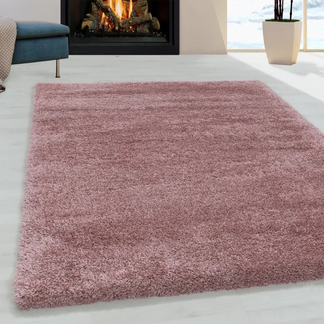 Muratap Pearl Soft Hoogpolig Vloerkleed Roze, foto 2