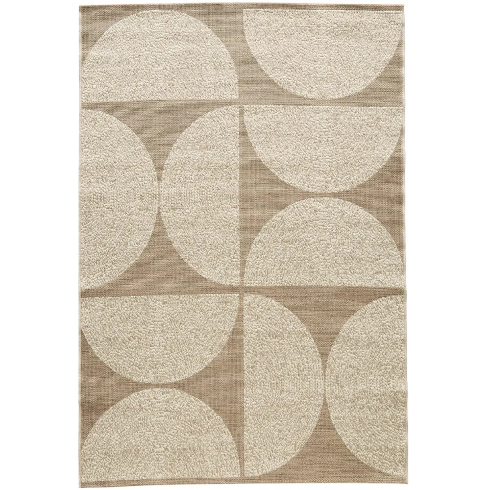 NOUS Living binnen- en buitenvloerkleed Talvi (230x160 cm) beige/zand, foto 5
