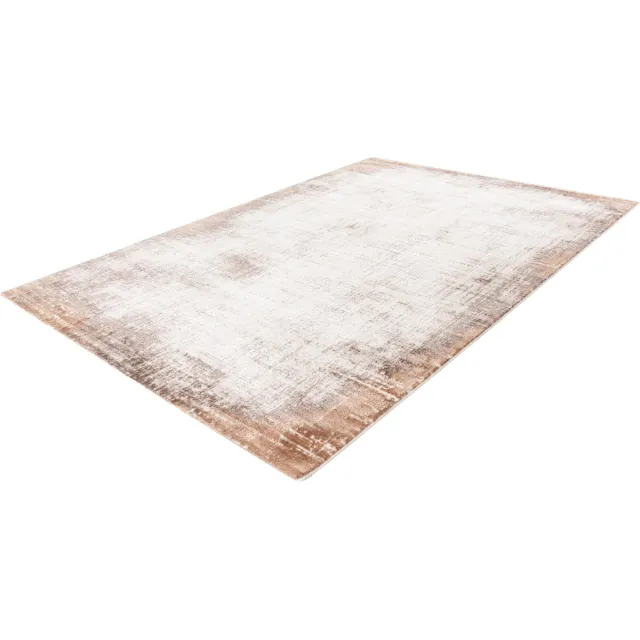 Pierre Cardin Lalee vloerkleed modern trendy hotelsjiek laagpolig karpet vervaagd 120x170 cm Taupe terra
