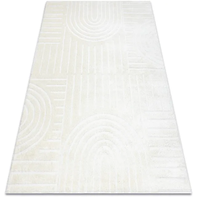 RUGSX Kleden Rugsx Tapijt modern MODE 8586 geometrisch creme 160x220 cm Beige