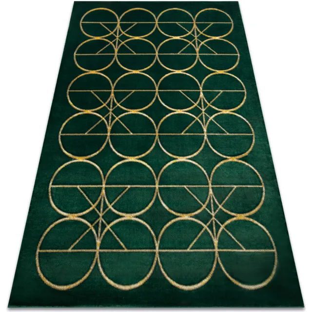 RUGSX Kleden Rugsx Tapijt EMERALD exclusief 1010 glamour, stijlvol ci 120x170 cm Groen