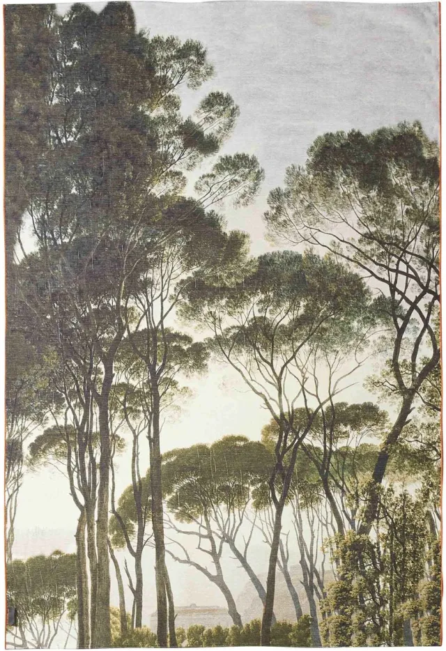 MOMO Rugs Italian Trees Vloerkleed - 160x230 cm - Rechthoekig - Laagpolig Tapijt - Klassiek, Modern - Meerkleurig