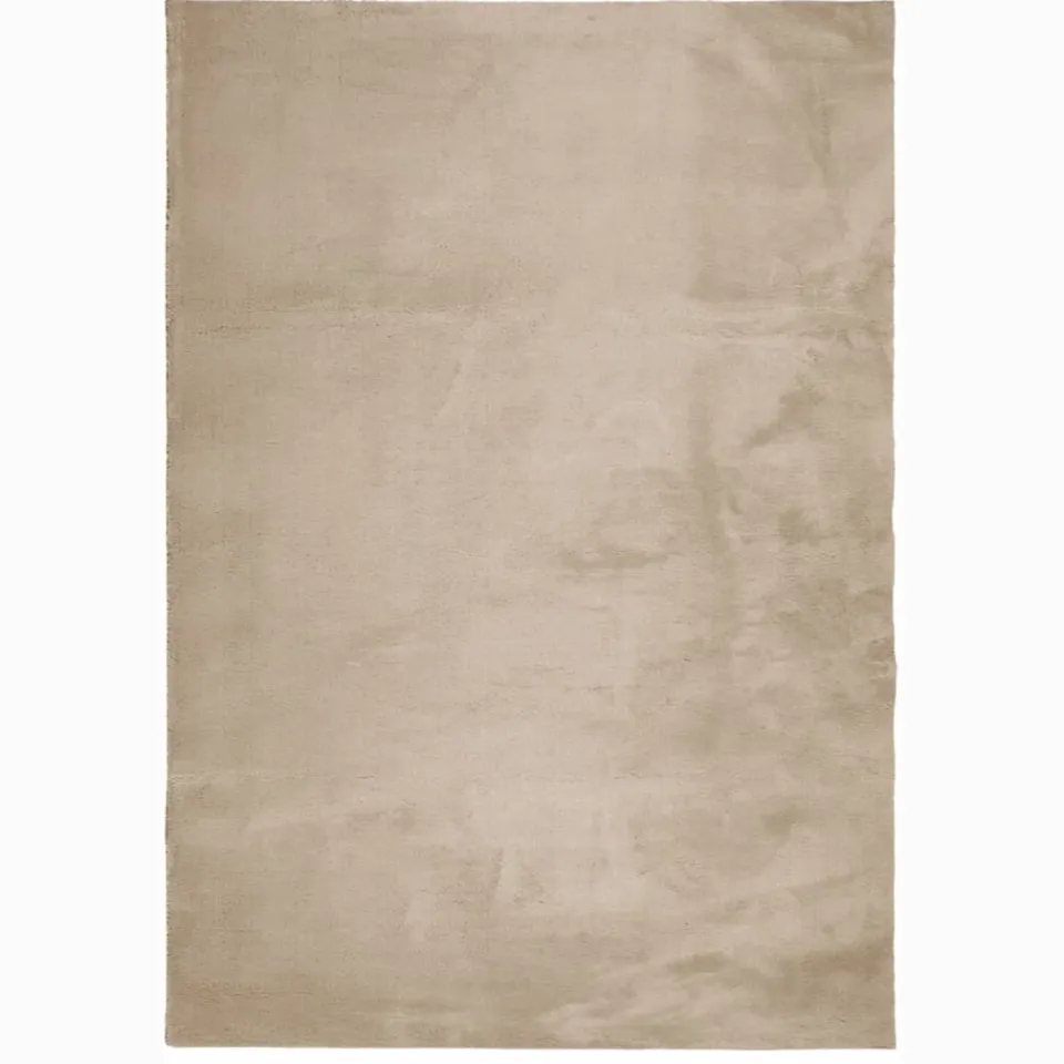 vidaXL Vloerkleed HUARTE laagpolig zacht wasbaar 140x200cm zandkleurig, foto 3