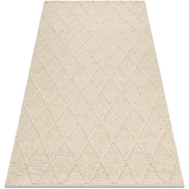 RUGSX Kleden Rugsx Wollen tapijt TAHAR 99001B room - HANDGEWEVEN 120x180 cm Beige
