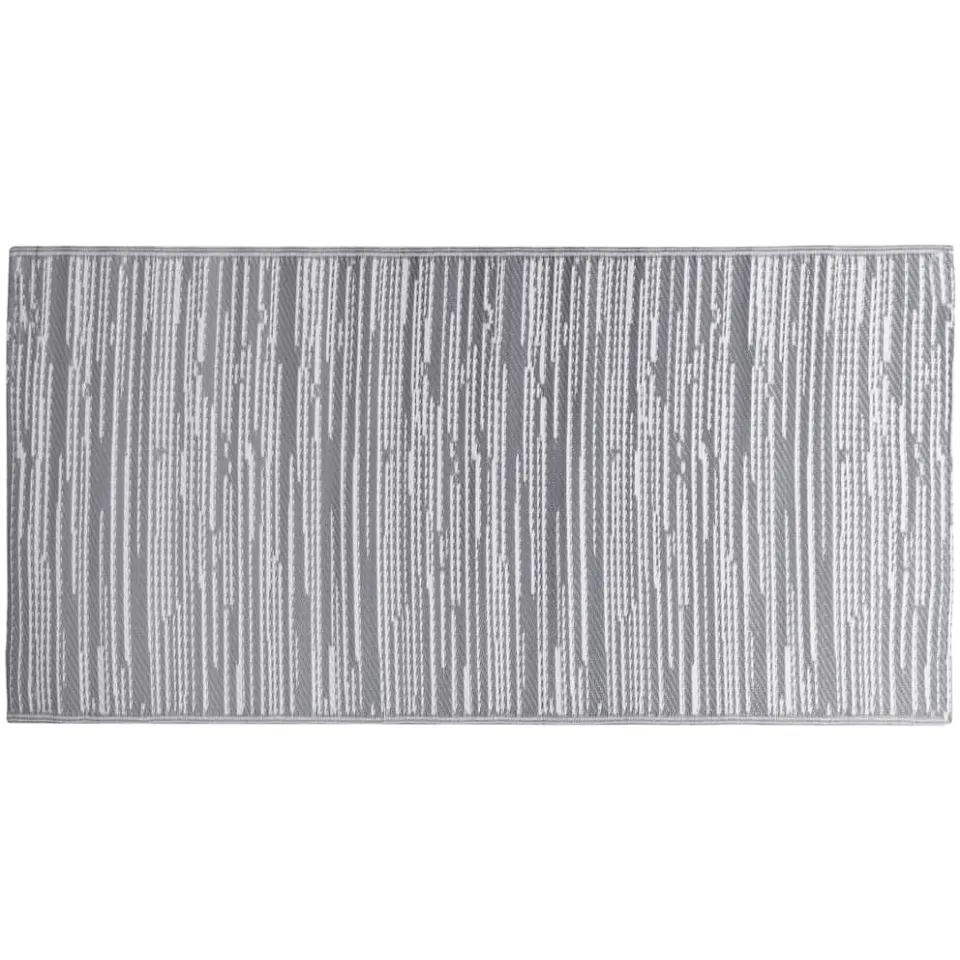 vidaXL Buitenkleed ARAKIL 190x290 cm PP grijs, foto 2