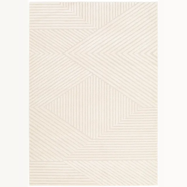 AFK Living Design tapijt met reliëfeffect SACHA beige