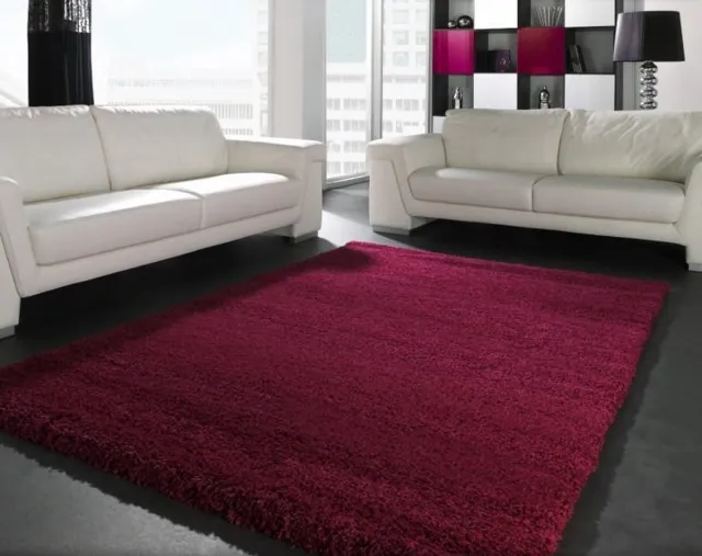 Merinos Shaggy Plus 957 vloerkleed – hoogpolig, 5 cm hoog – Paars – 160 x 230 cm