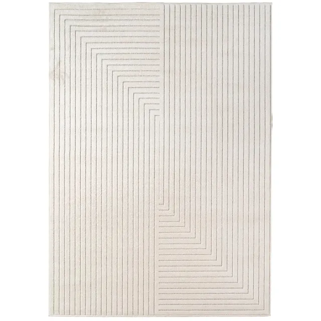 Dutch XXL Scandinavisch Vloerkleed | Tapijt | Nova | Labyrint | Crème