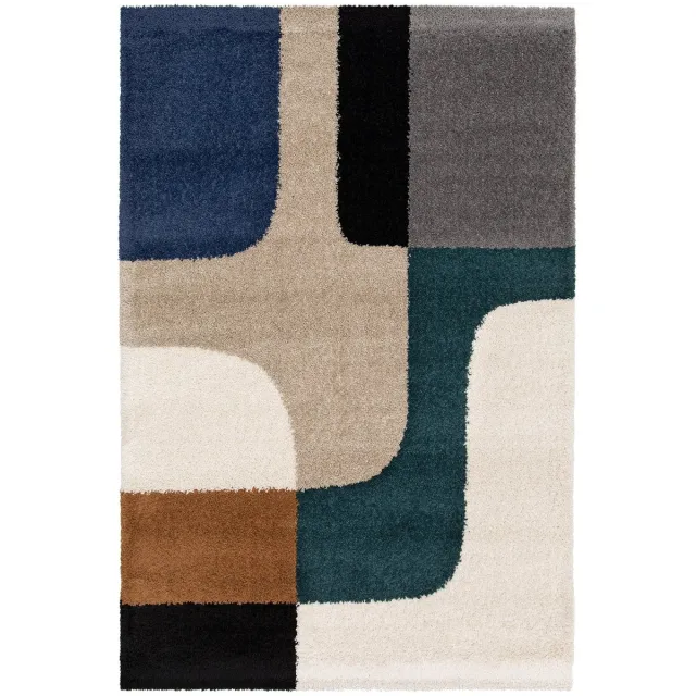 AFK Living Hoogpolig tapijt warm design ODYSSEY veelkleurig