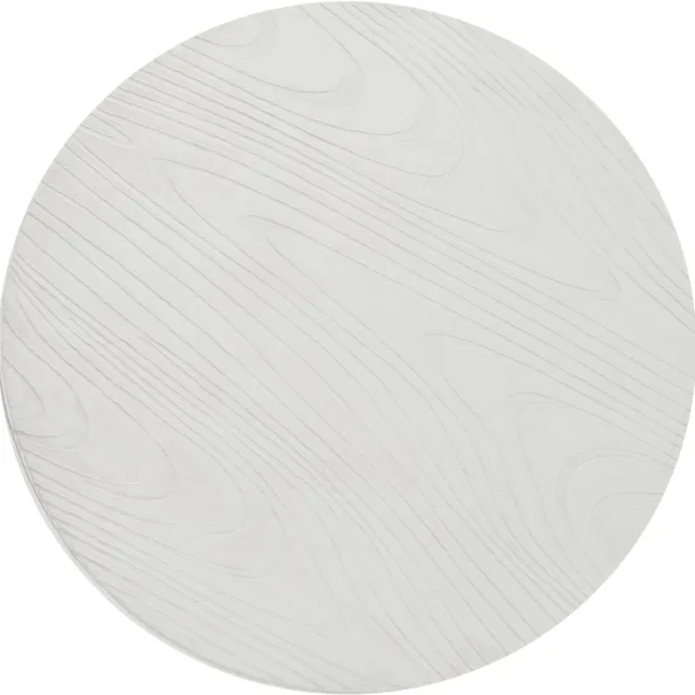 Beliani ONTAKE - Vloerkleed - Off-white - Kunstbont Wit