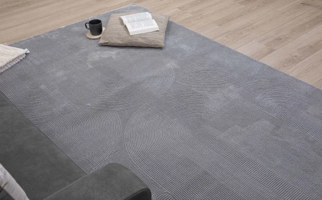 flycarpets Aurelia Modern Vloerkleed - Grijs