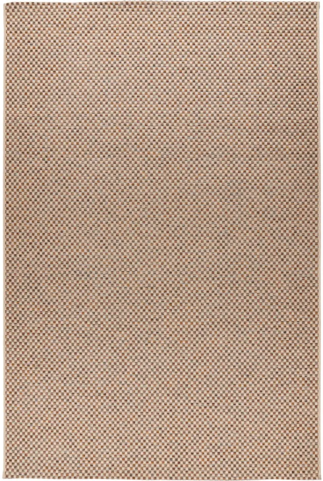 Padiro platgeweven vloerkleed met zachte uitstraling 200 x 290 cm - lichtbeige - modern effen ontwerp - voor binnen en buiten - voor vloerverwarming - van polypropyleen