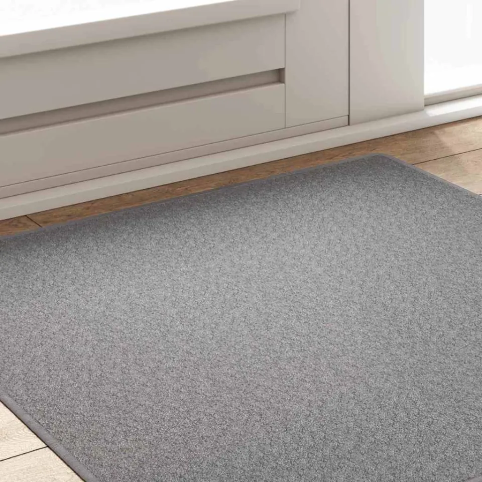 vidaXL Tapijt Loper Lichtgrijs 100 x 100 cm 100% Polypropyleen, foto 4