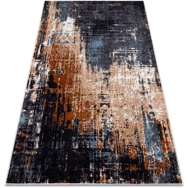 RUGSX Kleden Rugsx MIRO 51454.802 tapijt wasbaar Abstractie antislip 200x290 cm Blauw