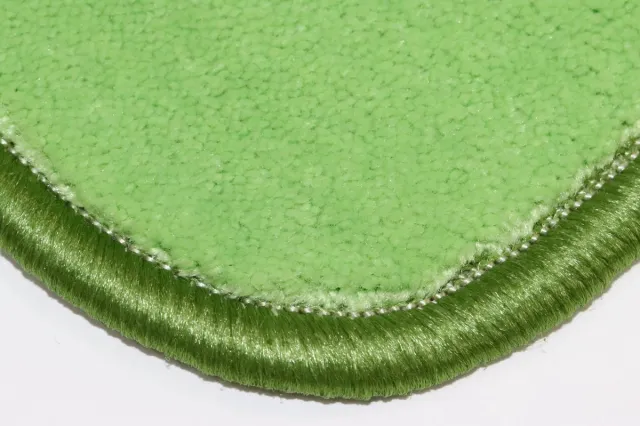 Prima Luxe - Vloerkleed - Naast bed/bank - Warme voeten - Loper - Britt - appel groen - 38x140cm