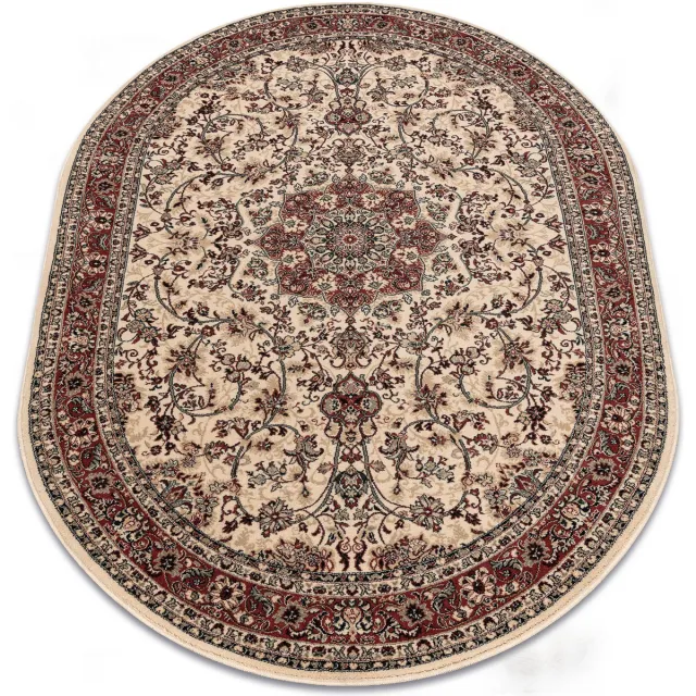 RUGSX Kleden Rugsx Tapijt POLONIA Ovaal KORDOBA zand Beige
