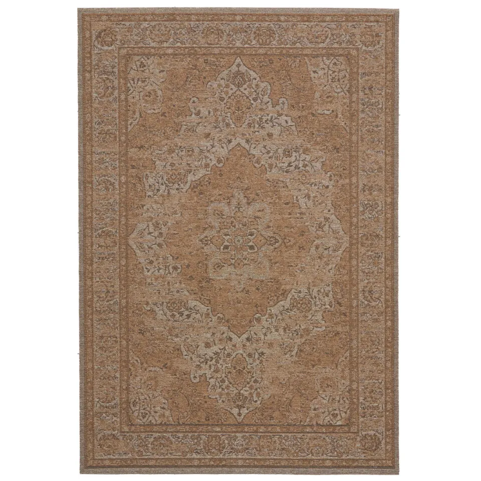 NOUS Living binnen- en buitenvloerkleed bruin
