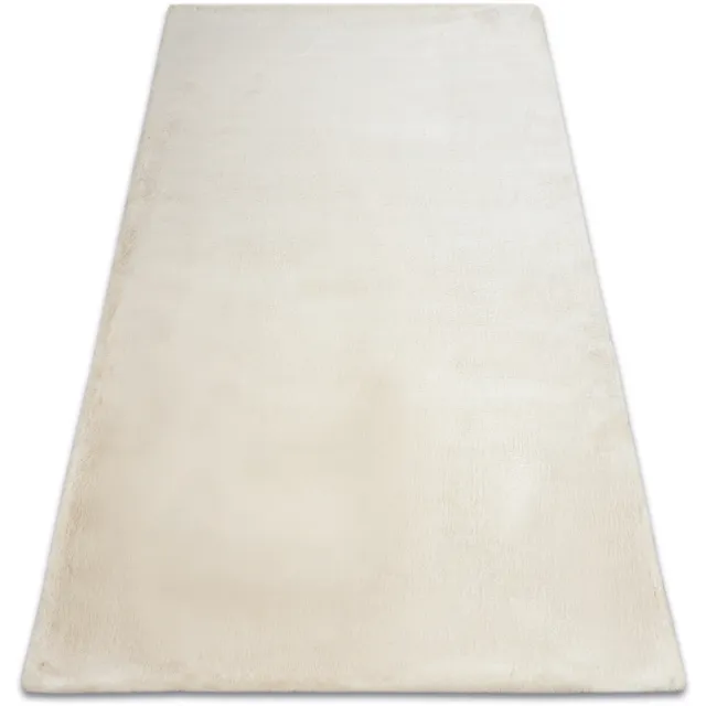RUGSX Kleden Rugsx Tapijt BUNNY ivoor IMITATIE konijnenvacht Beige