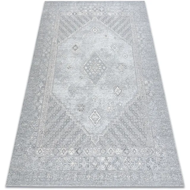 RUGSX Kleden Rugsx Wollen tapijt ANTIGUA 518 76 JY910 OSTA 170x240 cm Grijs