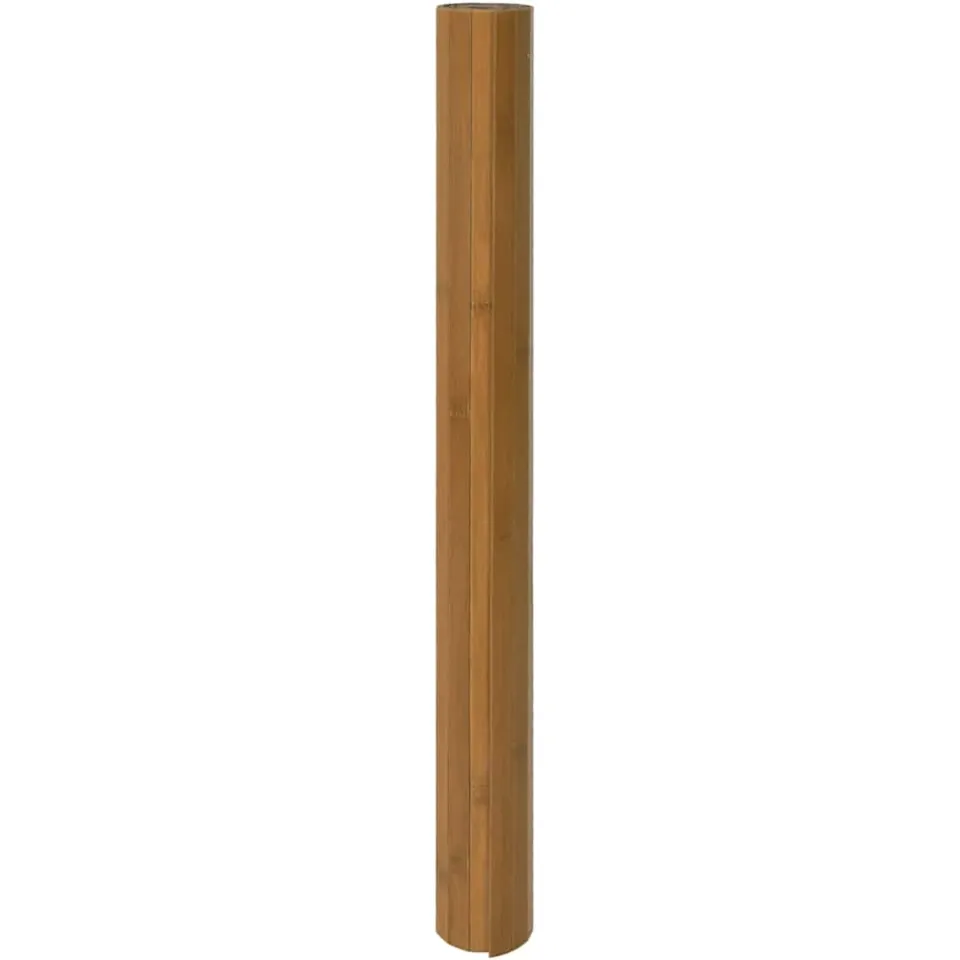 vidaXL Vloerkleed rechthoekig 100x200 cm bamboe bruin, foto 2